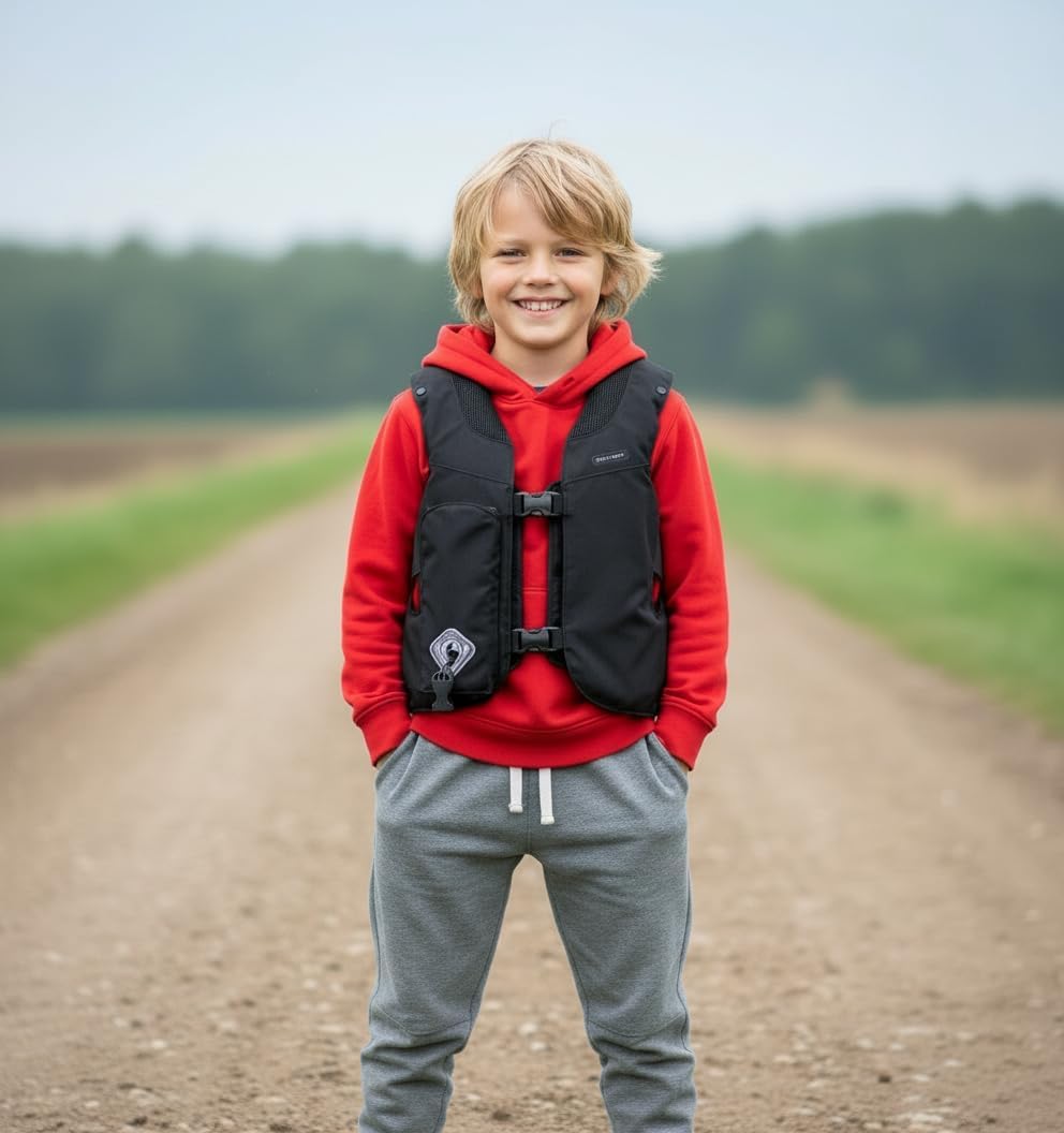 Hit-Air SKV Kids Airbag Vest, Motorcycle & Equestrian Safety