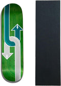 Girl Skateboard Deck Gass Dual Directional Green 8.0" x 31.88" with Grip