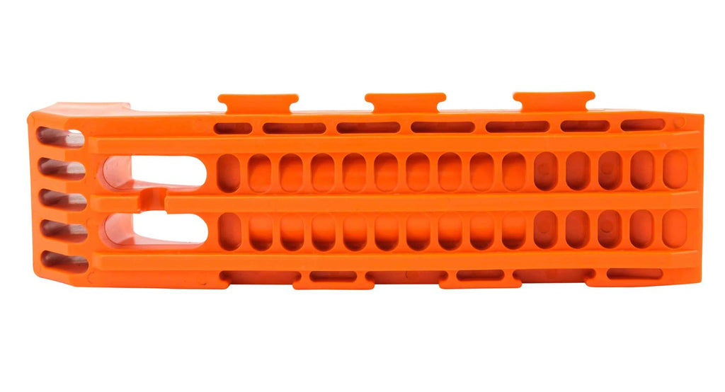 Mytee Products Interlocking Tire Skates for Tow Truck Wrecker Rollback Carrier Safety Orange (4pc Set)
