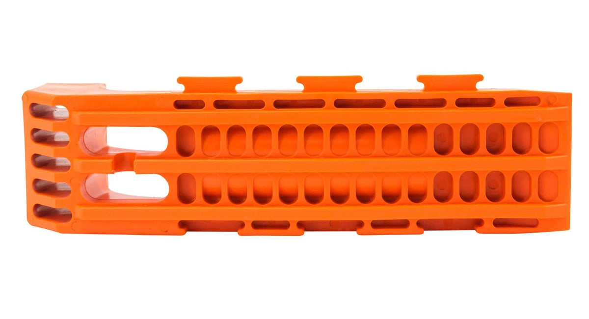Mytee Products Interlocking Tire Skates for Tow Truck Wrecker Rollback Carrier Safety Orange (4pc Set)