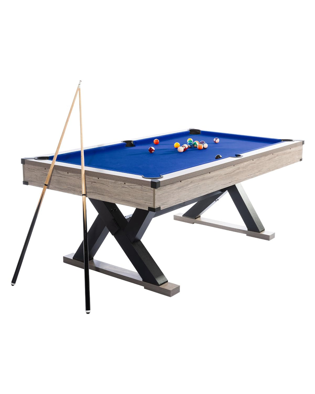 Garvee 7 FT Pool Table, Metal K-Leg Billiard Table