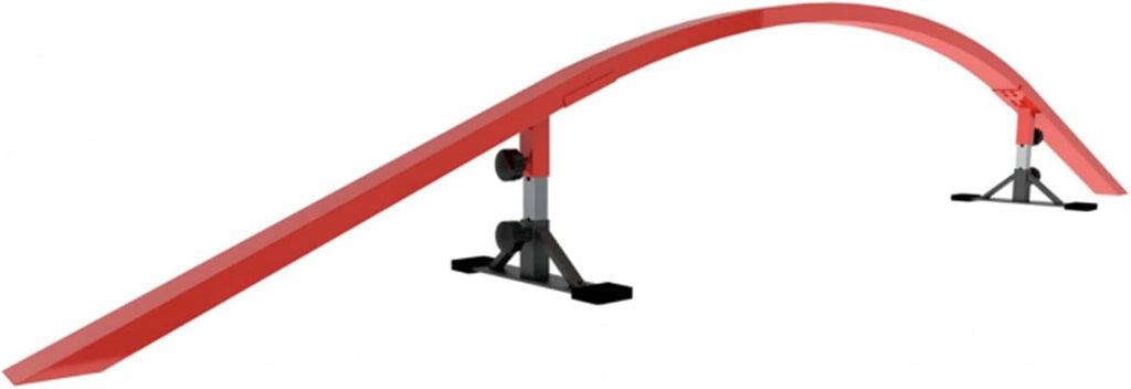 Freshpark Ultimate Grind Rail Kit â Modular Skate Rail Set with 6FT Flat Bar, 12FT Rainbow Rail & 2 Adjustable Pole Jams â Multi-Sport Grind Rail for Skateboard, BMX, Scooter, Snowboard