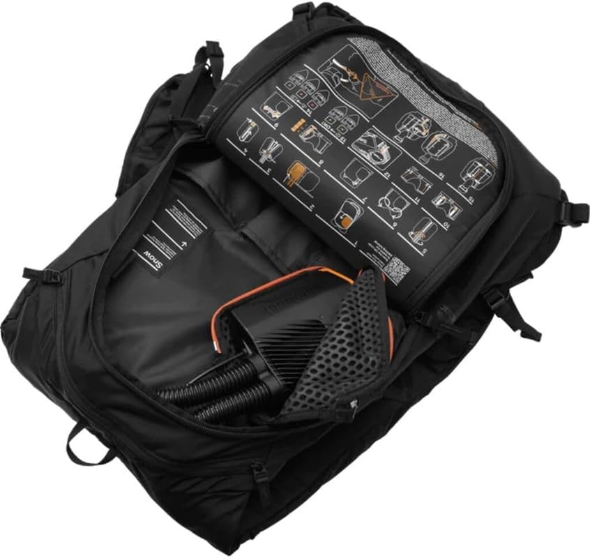 Db Journey Snow Pro Vest - Avalanche Vest for Backcountry Skiing & Snowboarding, Lightweight Design, Compatible with Safeback SBX System, 8L - Black Out