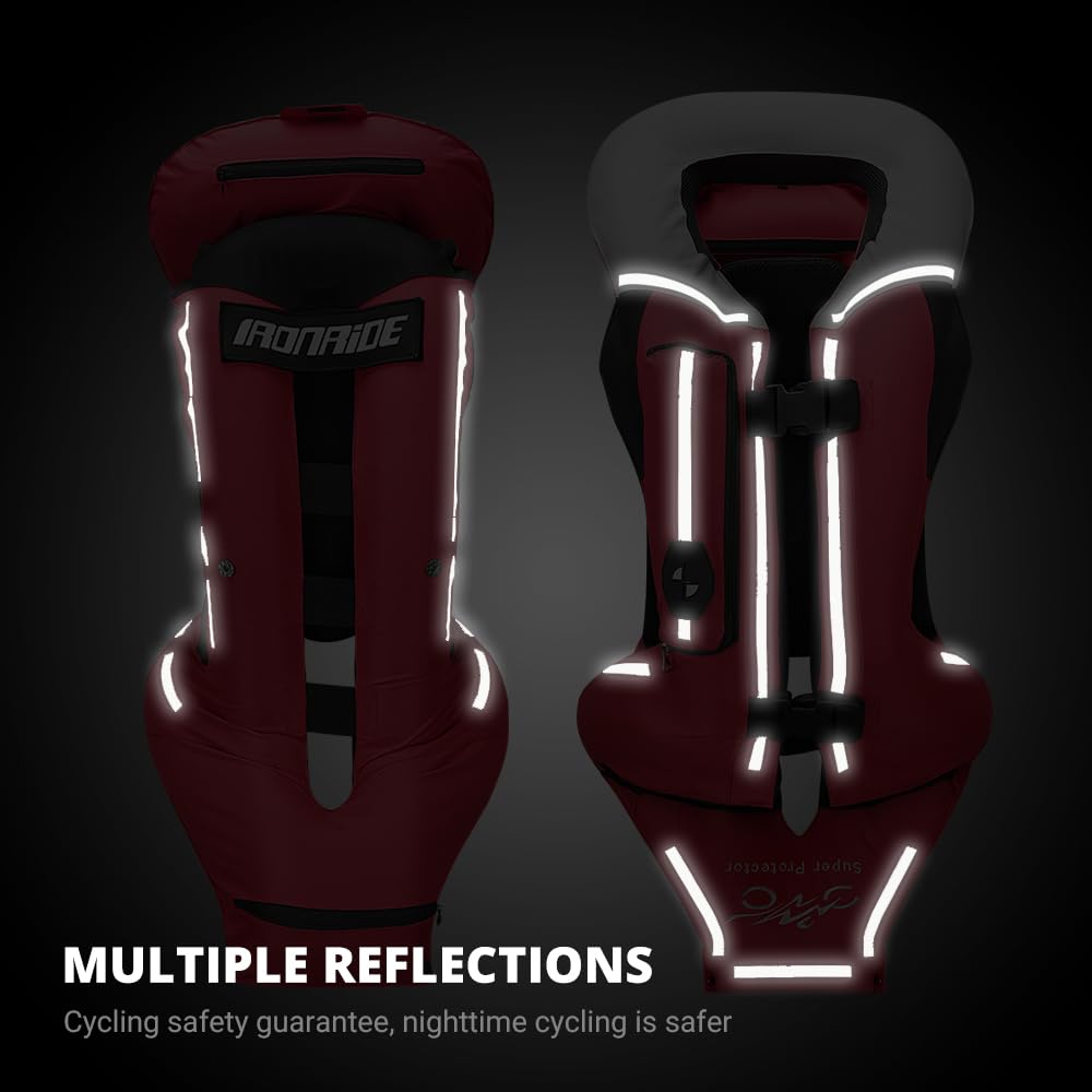 Upgraded Motorcycle Airbag Vest for Men Women Protective Gear