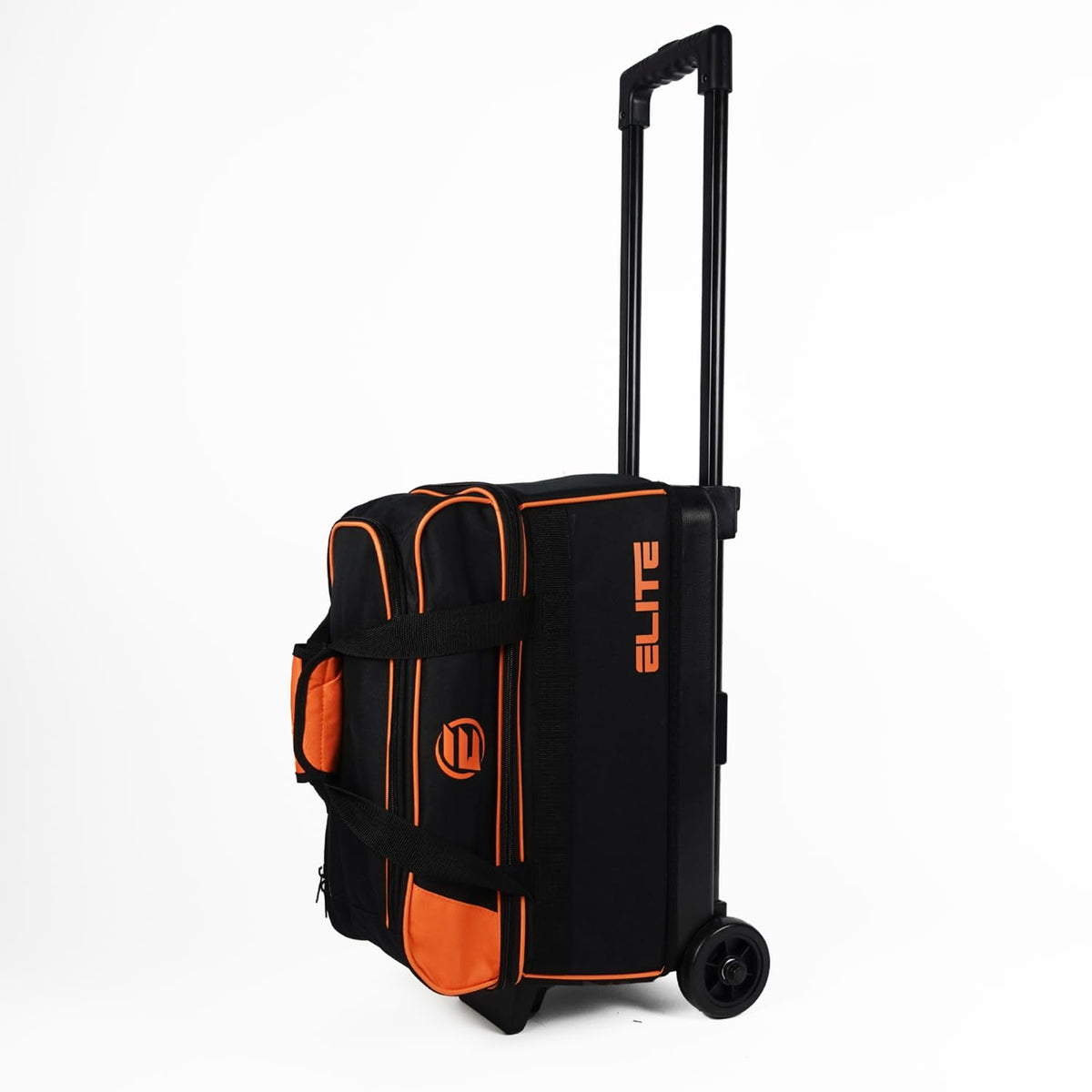 ELITE Basic Bowling Bag Double (2) Ball Roller with Rolling Wheels