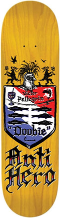 Anti Hero Skateboards Doobie Pellegrin Coat of Arms Skateboard Deck - 8.62" x 32.56"