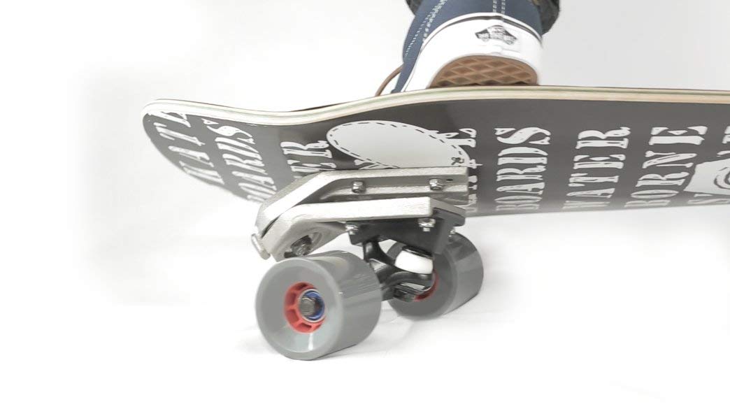 Waterborne Skateboards Surf and Rail Adapter FIN System for 3 Surfskate Trucks Modes - Surf Skate Truck Fits Any Board - Longboard Skateboard Accessories, Surf Skateboard Trucks, Surfskate Skateboard