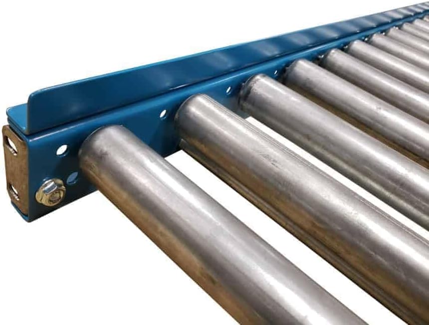 Ultimation Guide Rails Gravity Conveyor Medium Duty, 1.9"D Rollers|5' Rails