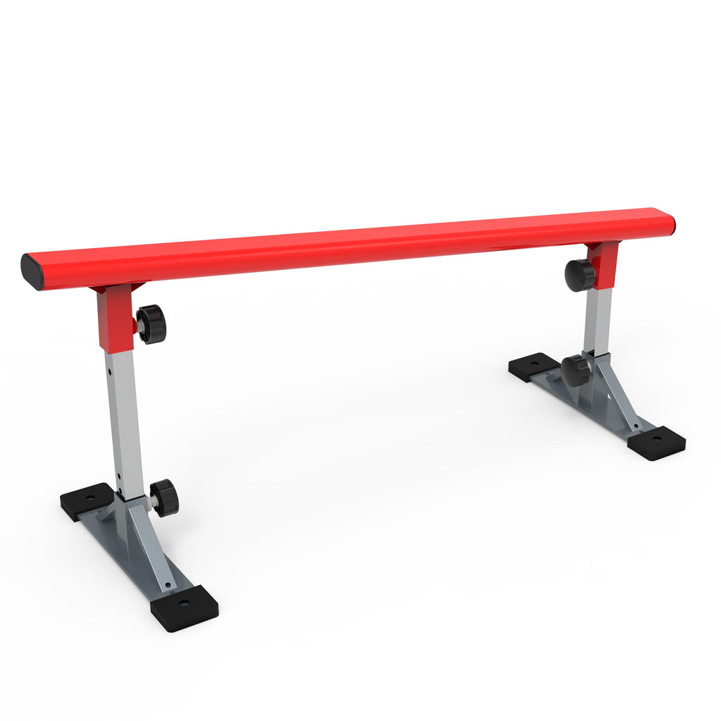 FreshPark Professional Solid Grind Rail - Height Adjustability: 13" - 19" H - Portable, Extendable, Durable Skatepark