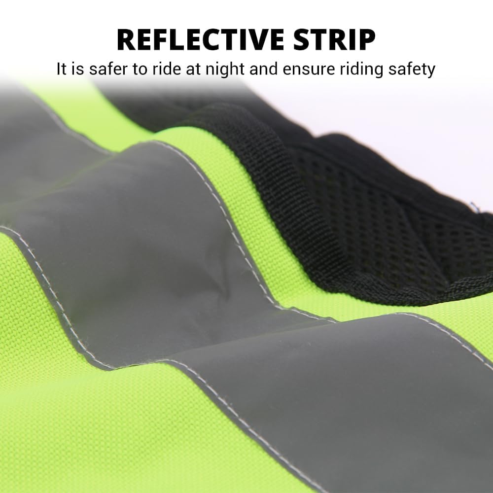 Upgraded Motorcycle Airbag Protective Vest,Inflatable Equestrian Vest with Reflective for Motocross ATV UTV