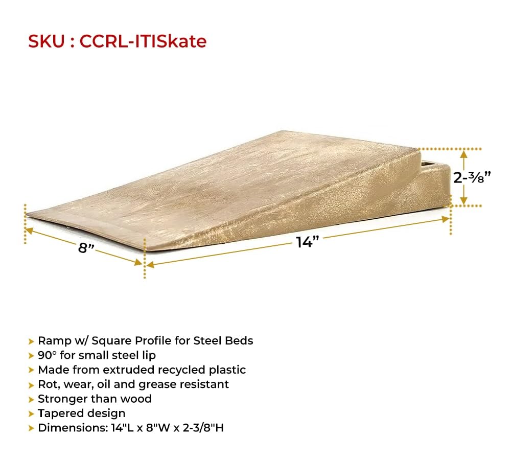 ITI Starter Ramp w/Square Profile for Steel Beds (2 Pack)