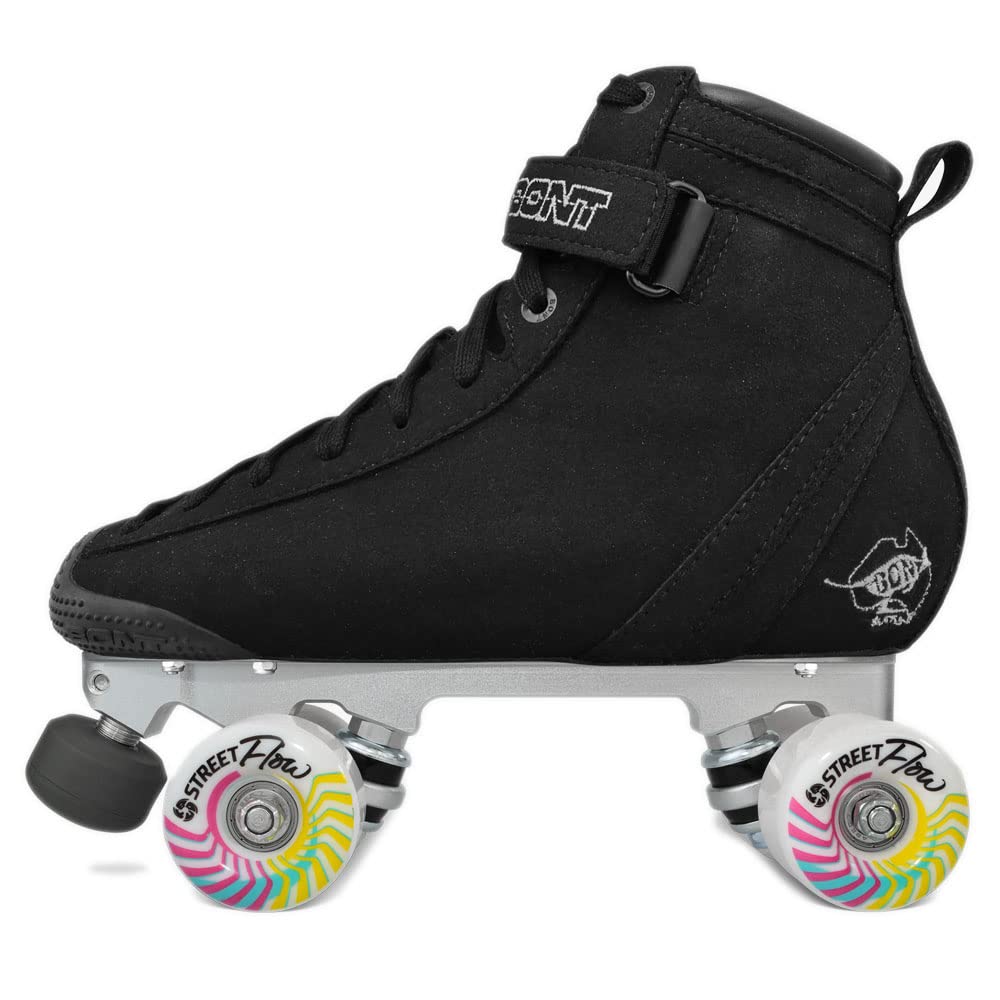 Bont Parkstar Suede Professional Roller Skates for Park Ramps Bowls Street - Rollerskates for Outdoor and Indoor Skating