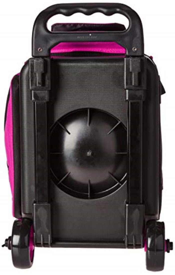 BSI Dash Roller Bowling Bag with Smooth Rolling Wheels, Padded Ball Compartment, Retractable Locking Handle, & Shoe Pocket