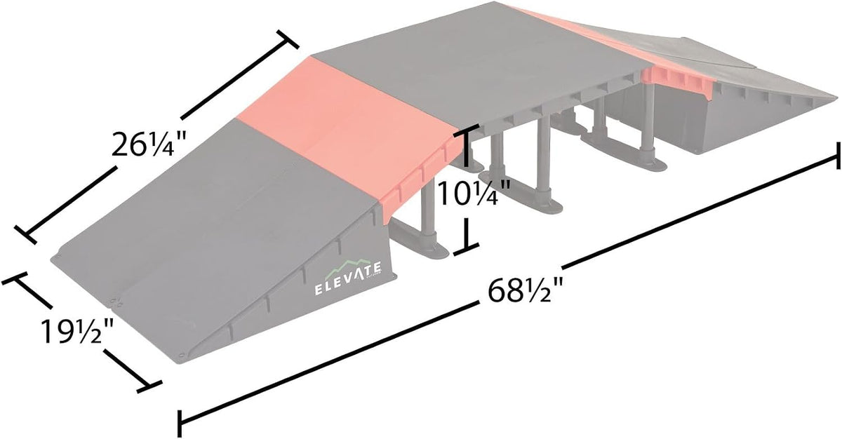 Mini EZ-Link Skateboard Ramp Set, Scooters, BMX, RC Cars, Elevate Outdoor