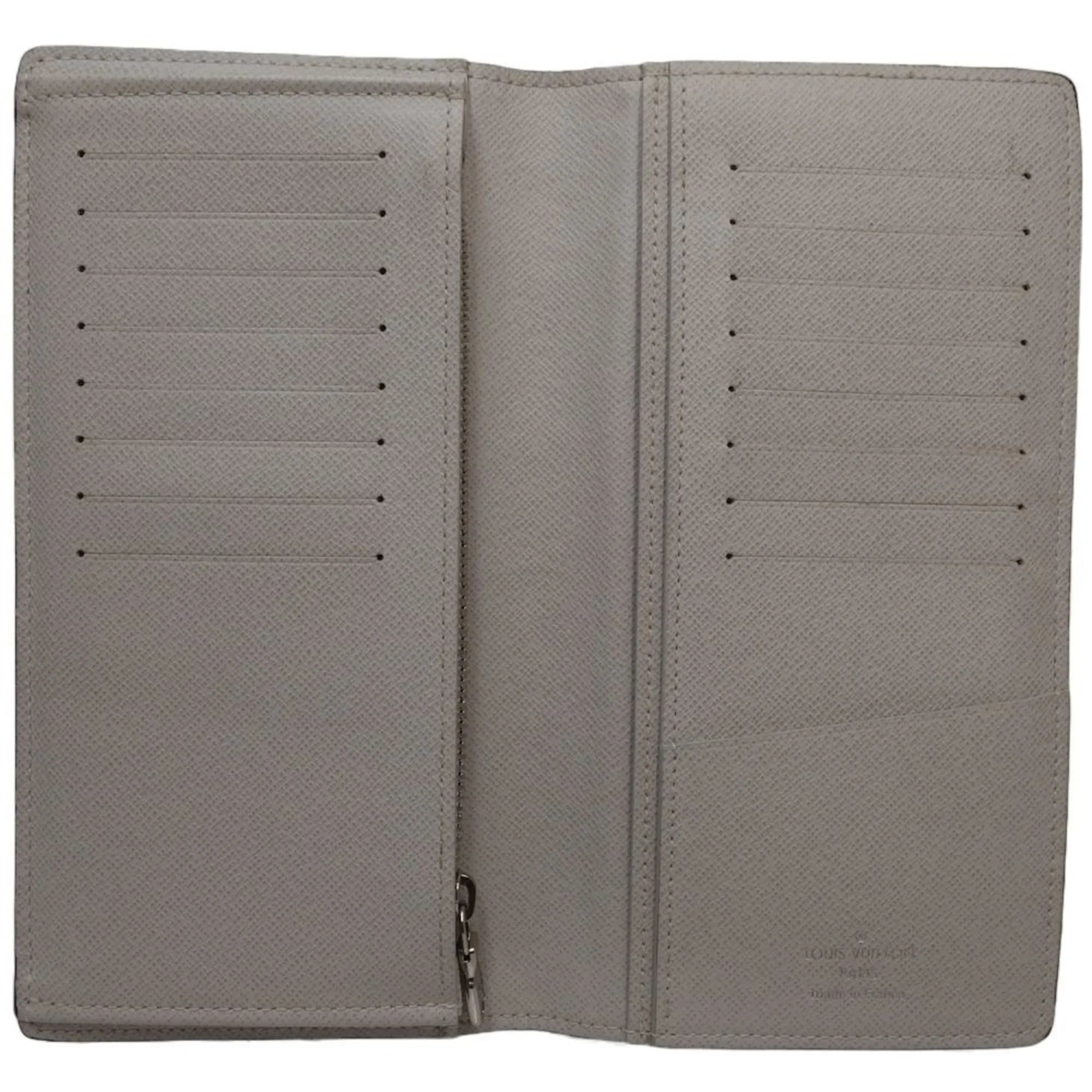 Pre-Owned LOUIS VUITTON Portefeuille Braza M30298 Long Wallet Taigarama Antarctica 083529 (Fair)