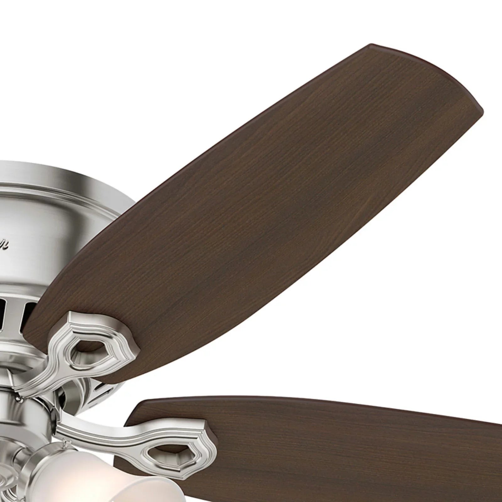 Hunter Fan Company Builder Low Profile 52" Ceiling Fan w/ Pull Chain, Snow White
