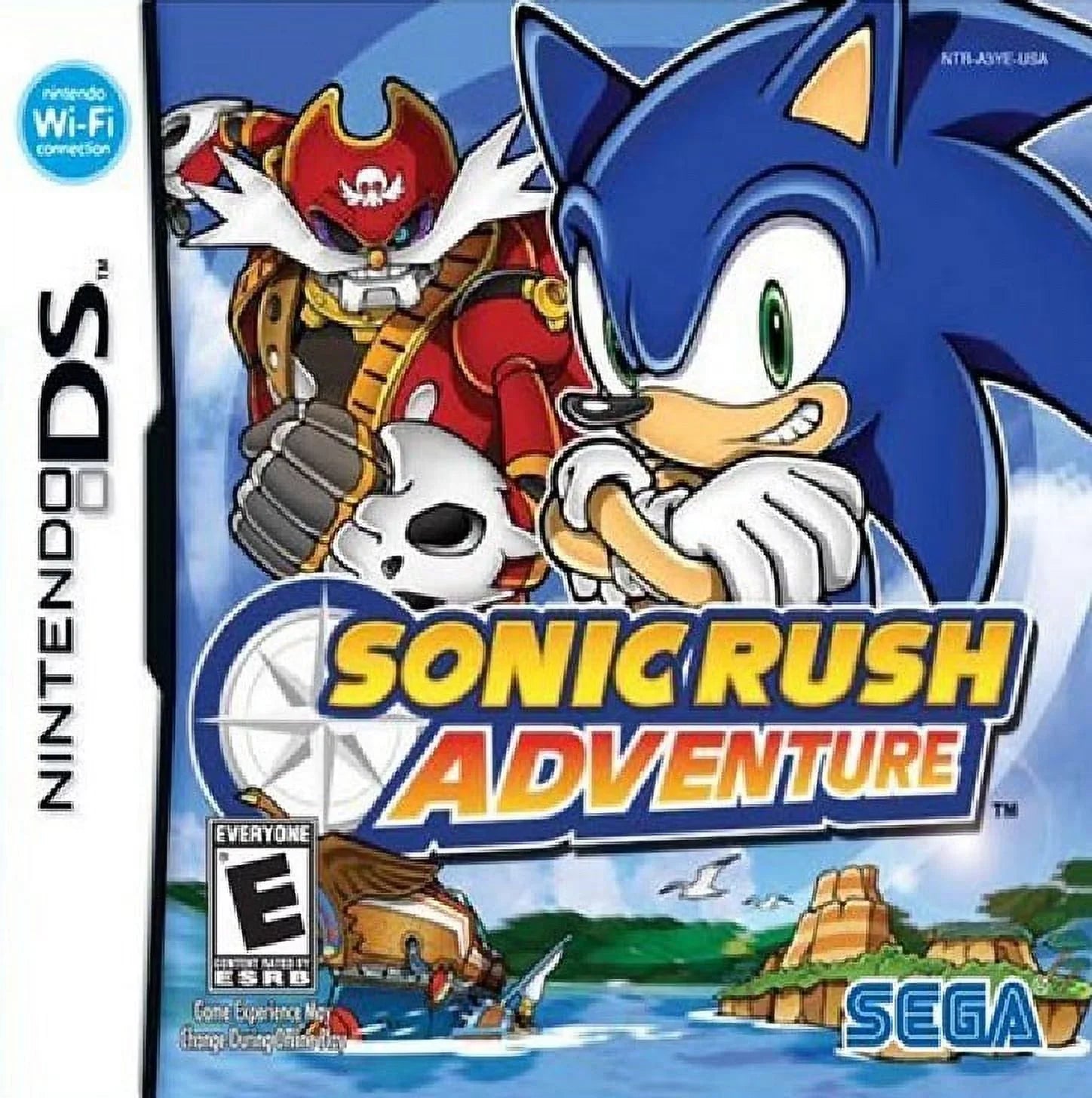 Restored Sonic Rush Adventure (Nintendo DS, 2007) Adventure Game (Refurbished)
