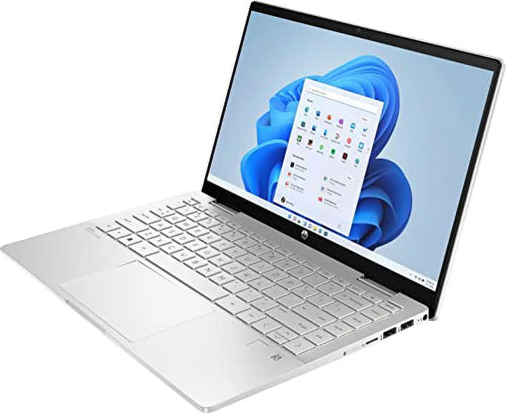 Pavilion X360 2-in-1 Portable computer 2022, 14" FHD IPS Touchscreen Intel EVO Platform 12th Core Core i5-1235U Iris Xe Graphics 8GB DDR4 1TB Solid State Drive, Wi-Fi 6E Backlit KB, FP Reader, Microsoft Windows 11 Pro, COU 32GB USB