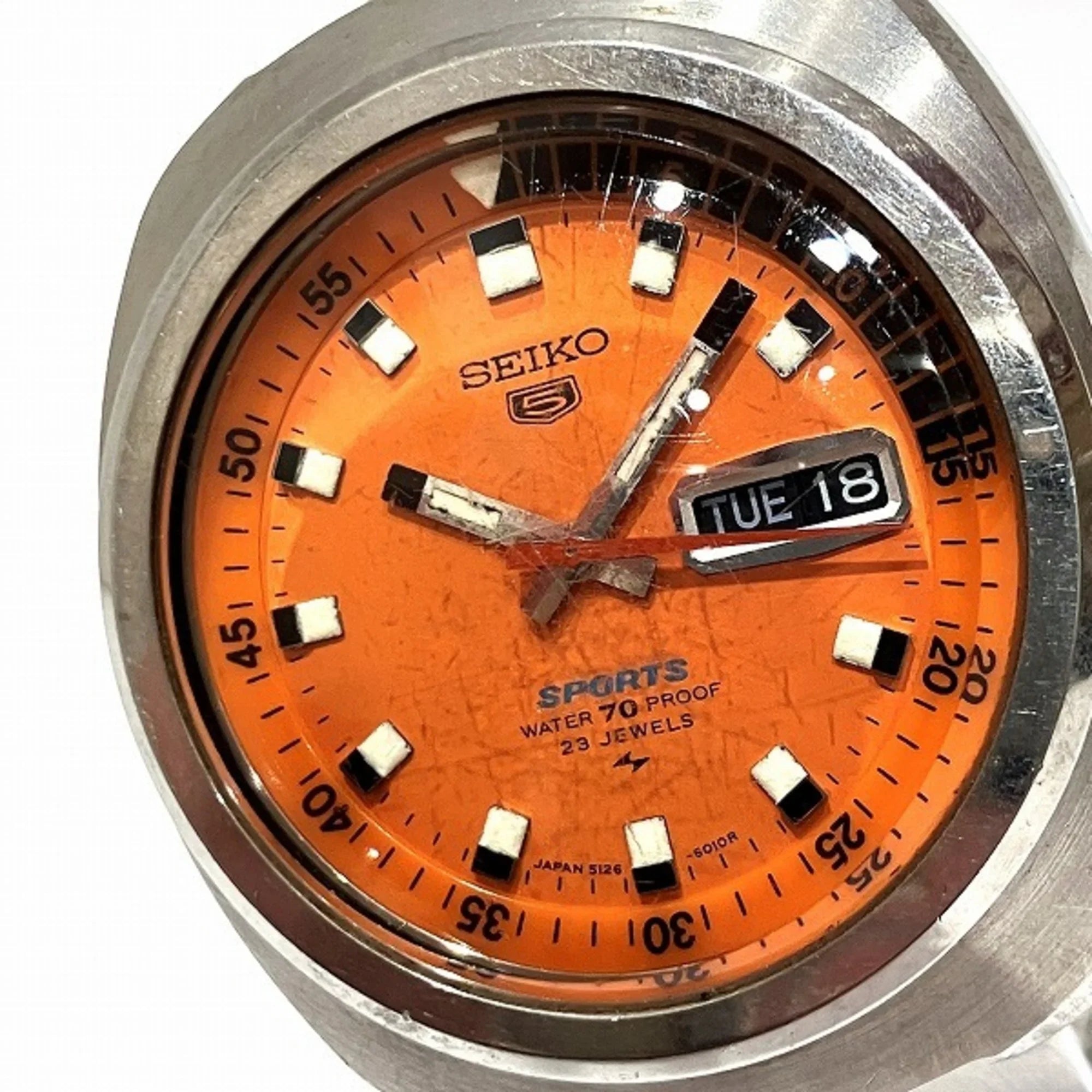 Pre-Owned Seiko Five Sports 5126-6010 Automatic Watch Men's (Good)