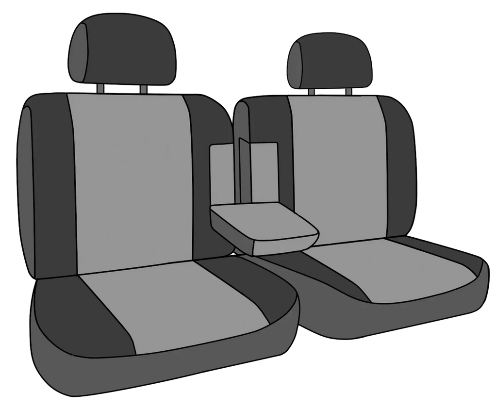 CalTrend Center 50/50 Split Bench TRUETIMBER Seat Covers for 1994-1997 Toyota Land Cruiser - TY120-72KA BLAZE Insert and Trim