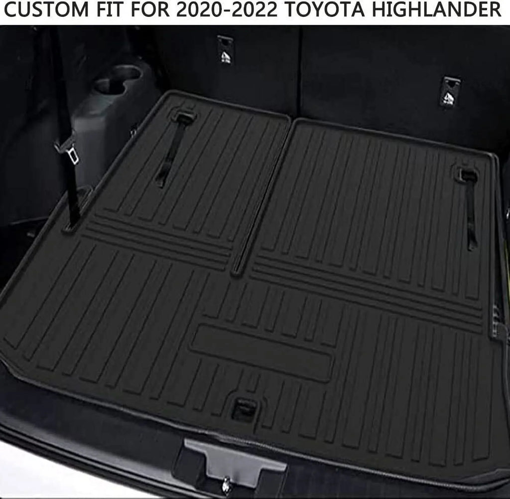 Cargo Mats Trunk Liner for Toyota Highlander 2020-2023 Waterproof Custom Mat