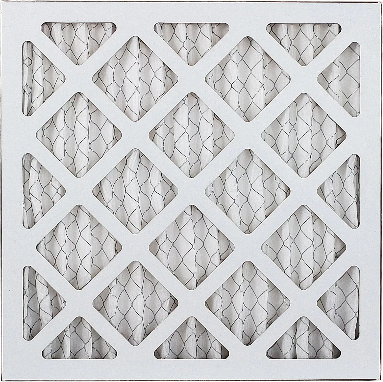 Filterbuy 25x25x1 MERV 8 Pleated HVAC AC Furnace Air Filters (12-Pack)