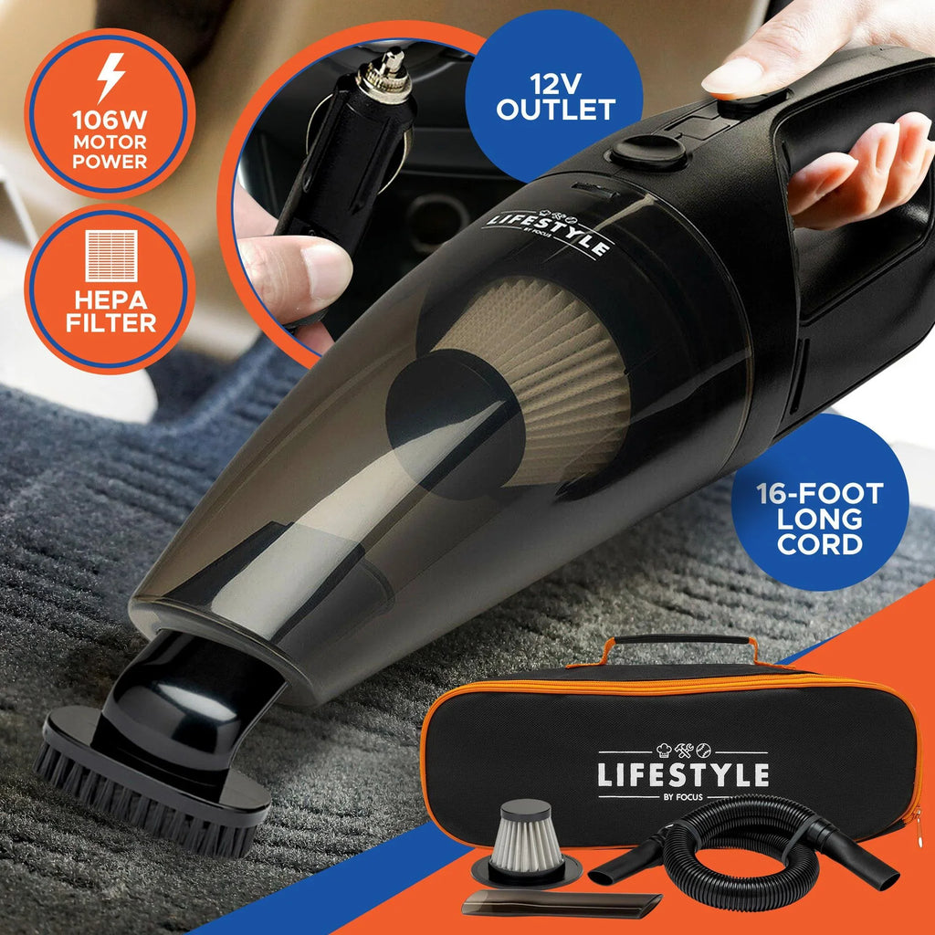 Lifestyle by Focus Car Organizer and Vacuum Set