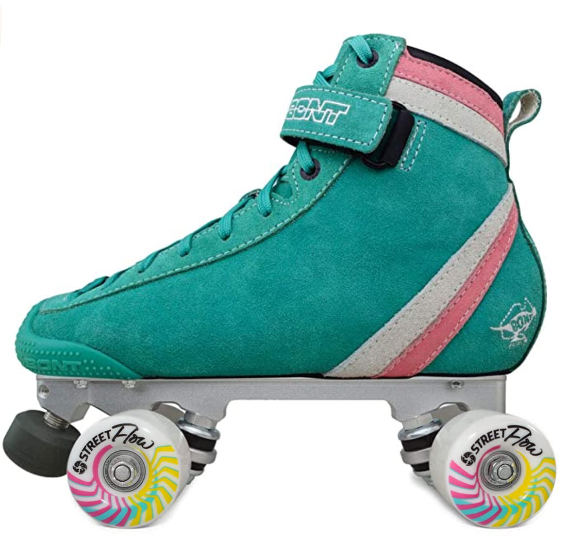 Bont Parkstar Suede Roller Skates for Park Ramps Bowls Street - Rollerskates for Outdoor and Indoor Skating