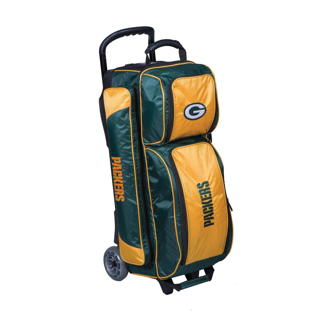 Strikeforce Bowling NFL Three Ball Bowling Roller Bag with Ball, Shoe and Accessory Pockets