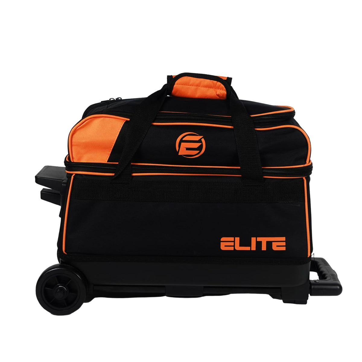 ELITE Basic Bowling Bag Double (2) Ball Roller with Rolling Wheels
