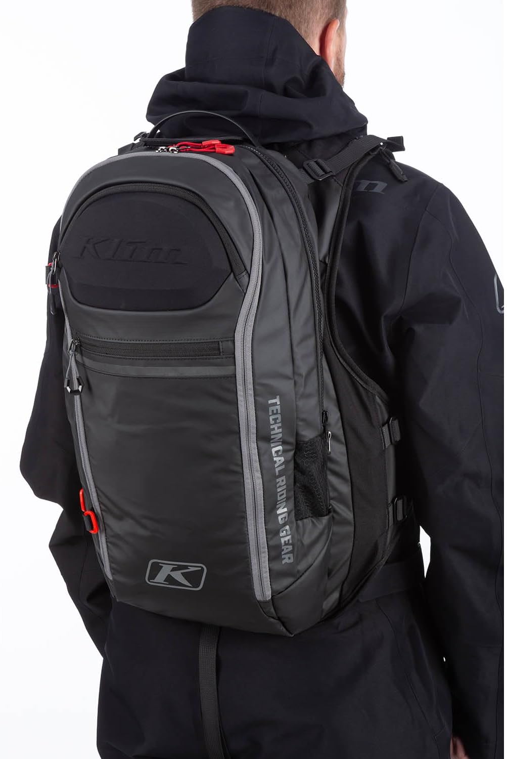 KLIM Atlas 14 Avalanche Airbag Snowmobile Vest Large - 3XL - Black - Castlerock