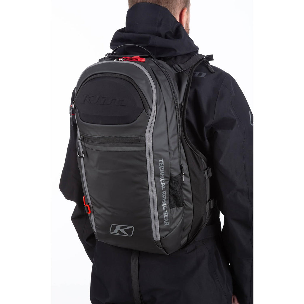 KLIM Atlas 14 Avalanche Airbag Snowmobile Vest Large - 3XL - Black - Castlerock
