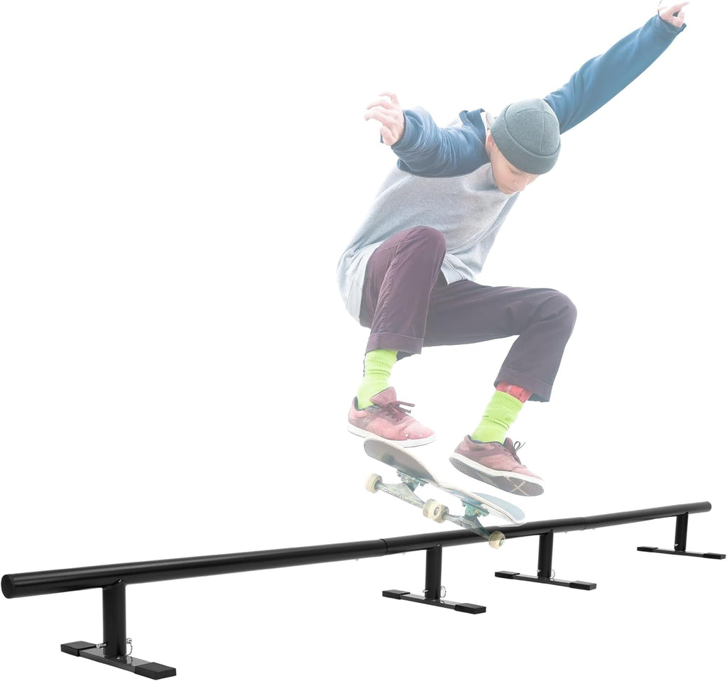 98.8" Round Skate Rail for Skateboards, Scooters & Inline Skates -