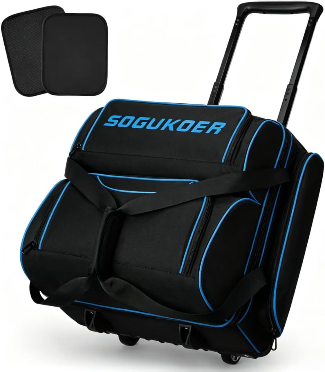4 ball roller bowling bag with Shoe & Integrated Main Compartment