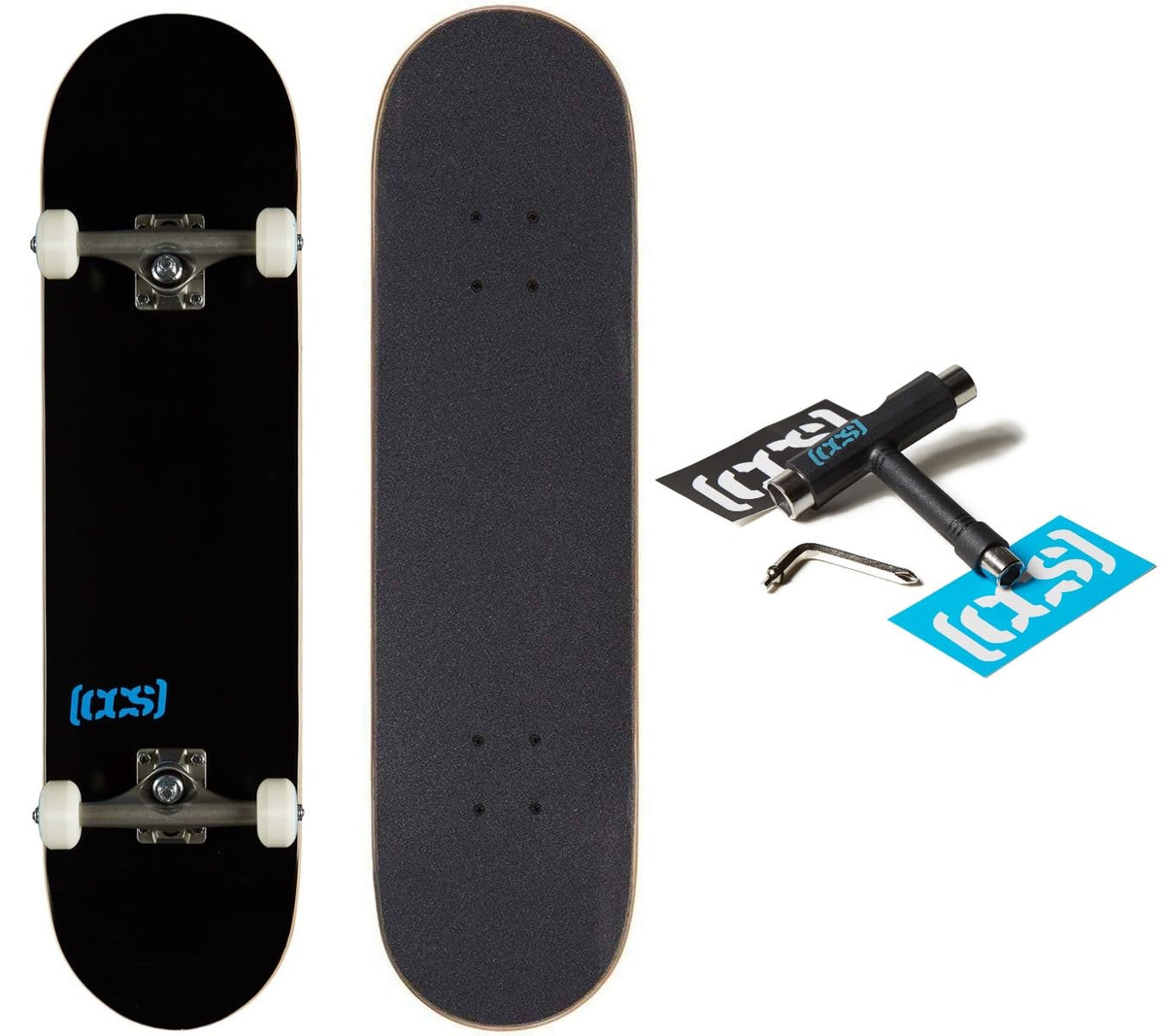 [CCS] Skateboard Complete | Maple Wood | Professional Grade | Fully Assembled with Skate Tool & Stickers | Adults, Kids, Teens, Youth | Boys & Girls