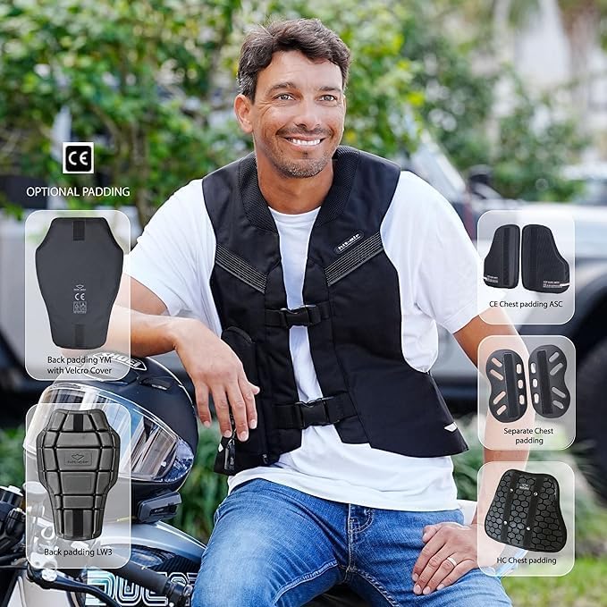 Hit-Air VHR Slim Airbag Vest, Motorcycle & Equestrian Harness