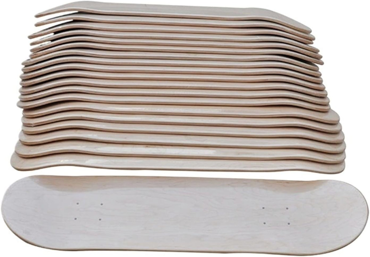 31x7.5 Inch Maple Skateboard Deck Blank, 5-Pack