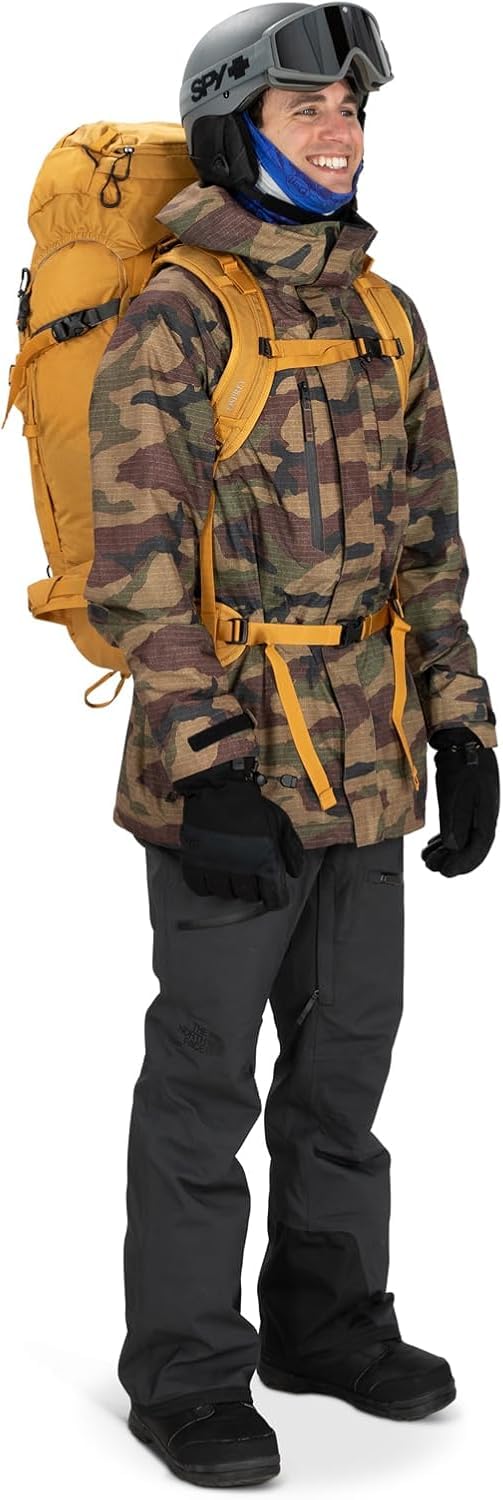 Osprey Soelden Pro 32L Men's Ski and Snowboard Backpack with E2 Airbag System, Red Mountain