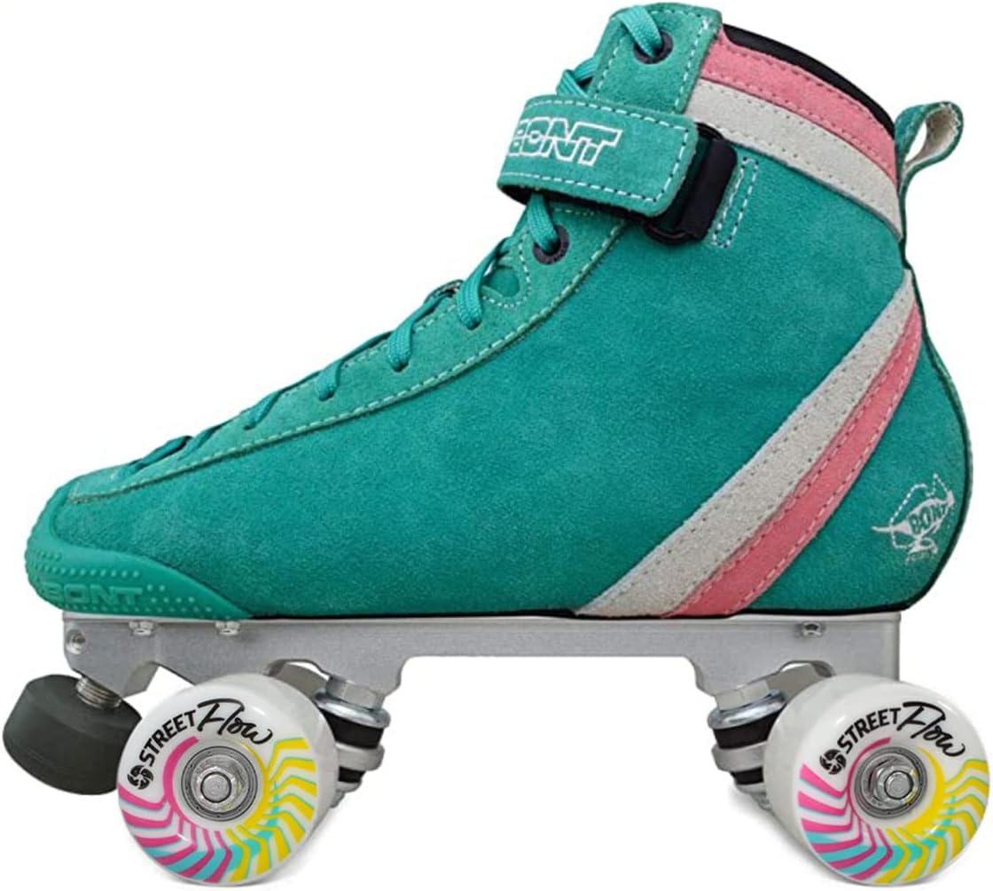 Bont Parkstar Suede Roller Skates for Park Ramps Bowls Street - Rollerskates for Outdoor and Indoor Skating