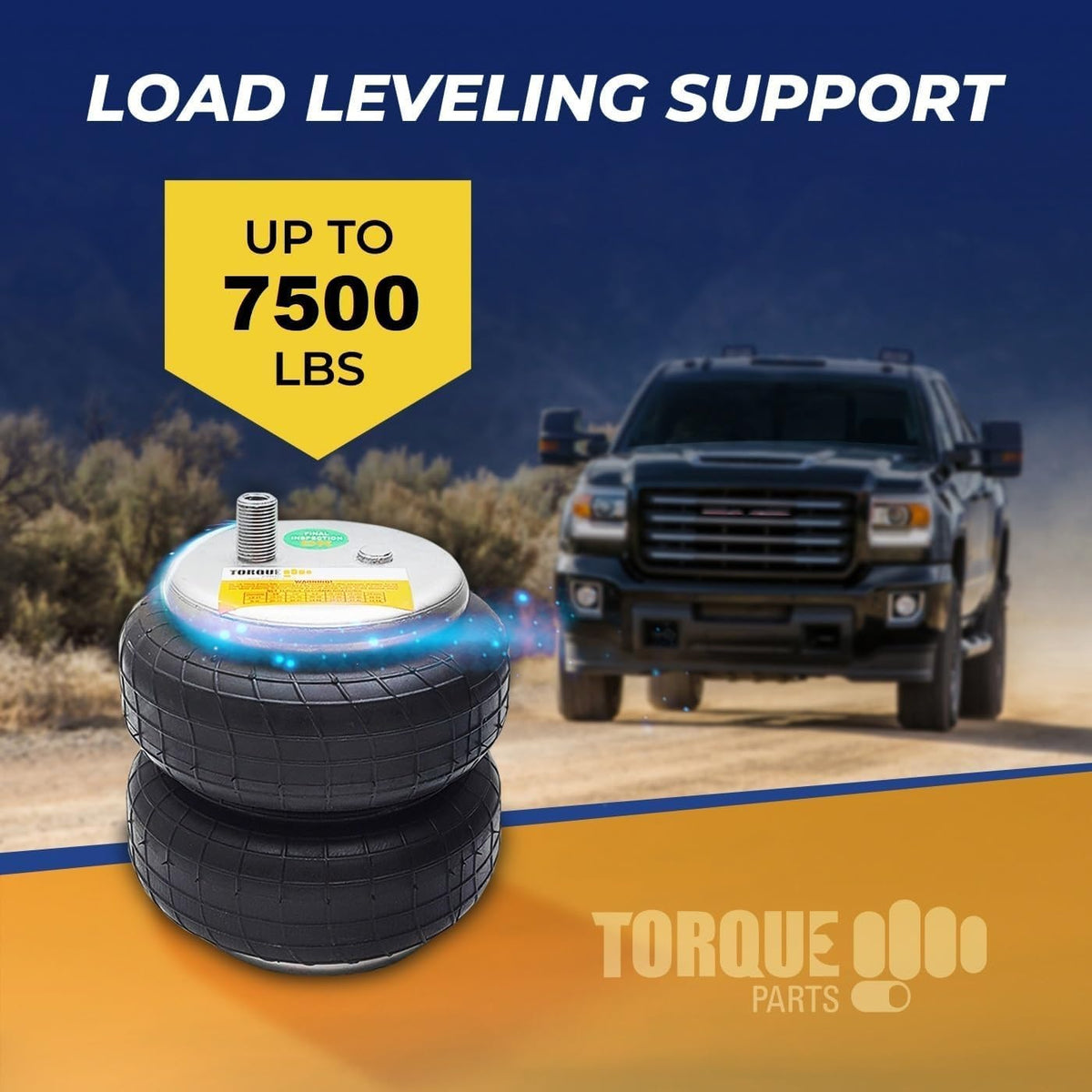 Torque Air Suspension Bag Kit for 11-26 Chevy Silverado GMC Sierra 2500 HD