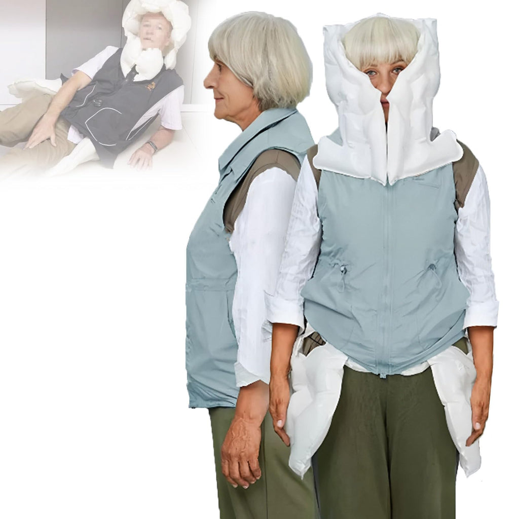 Anti-Fall Air-bag Vest for Elderly, Outdoor Safety Jacket with APP Tracking for Safety
