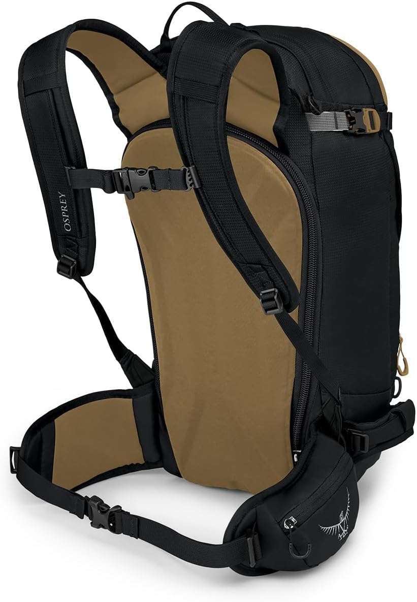 Osprey Soelden Pro 32L Men's Ski and Snowboard Backpack with E2 Airbag System, Red Mountain