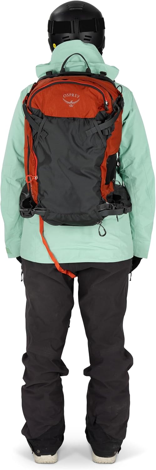 Osprey Sopris Pro 30L Women's Ski Backpack with E2 Airbag System, Mars Orange