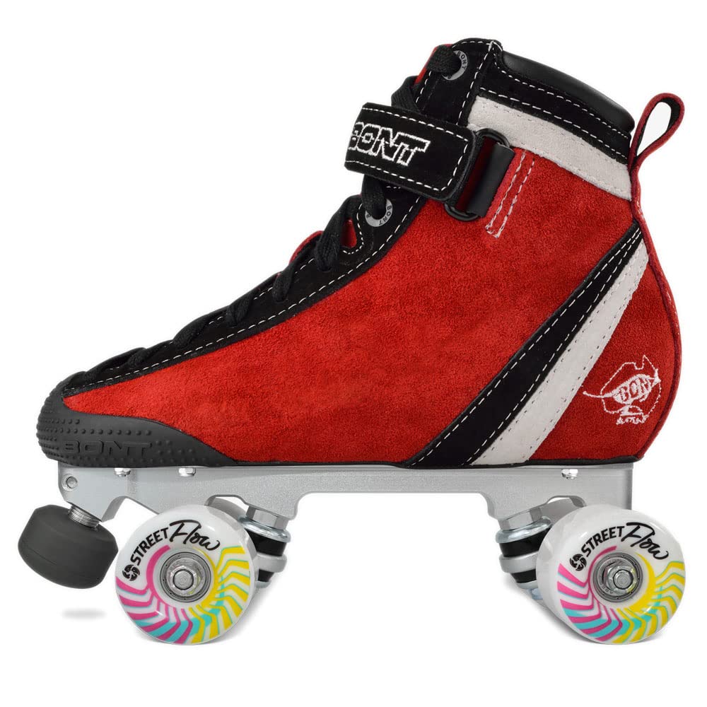 Bont Parkstar Suede Professional Roller Skates for Park Ramps Bowls Street - Rollerskates for Outdoor and Indoor Skating