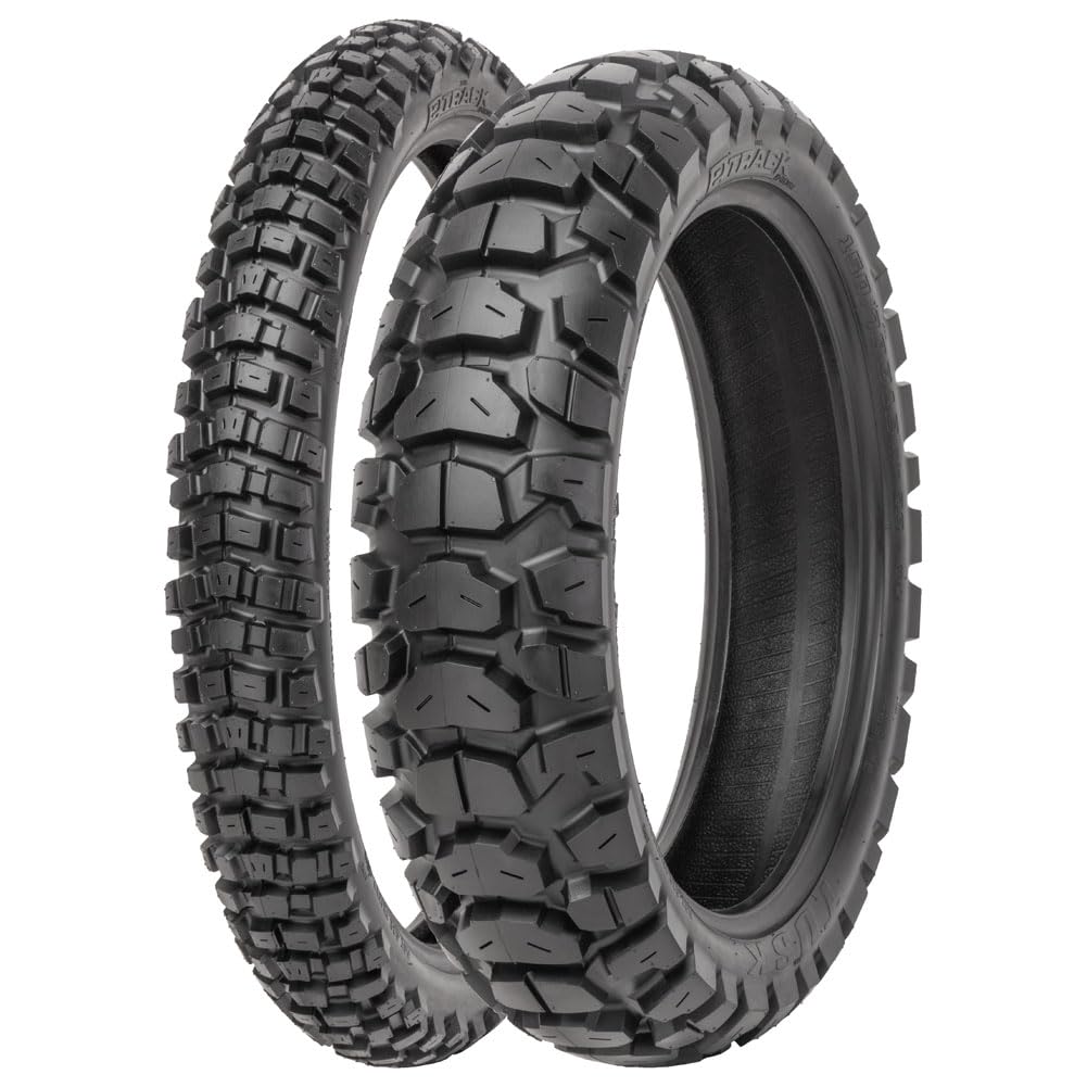 Tusk 2Track Adventure Tire Rear 150/70B-18 (70T) â Dual-Sport Motorcycle Tire, Directional Knobby Tread, Durable Bias Construction, DOT Compliant