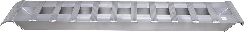 GEN-Y Hitch Extreme Duty Aluminum Loading Ramps - Set of 2, 6 Feet Long x 15 Inches Wide, 10000 LBS Capacity, Hybrid Hook and Plate Ends, Serrated Cross Rungs for Maximum Traction