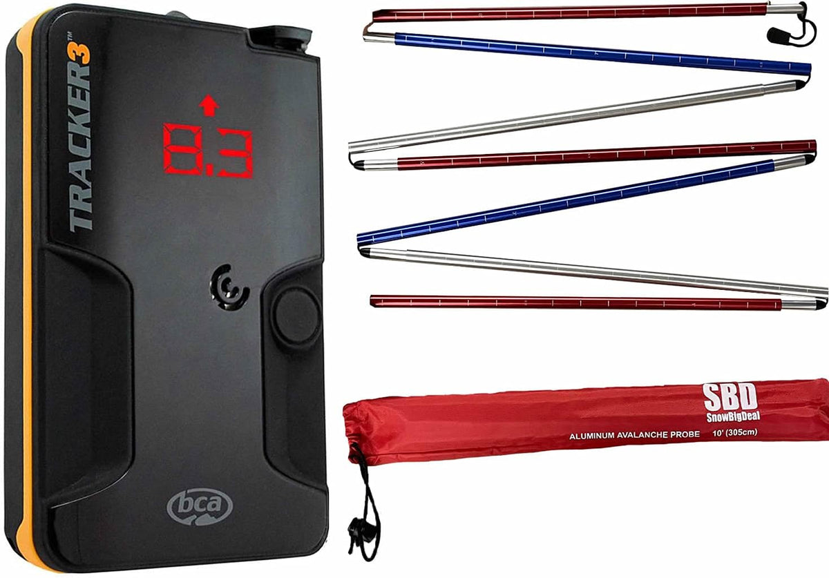 BCA Tracker 3 Avalanche Beacon + SBD 10 Foot American Probe