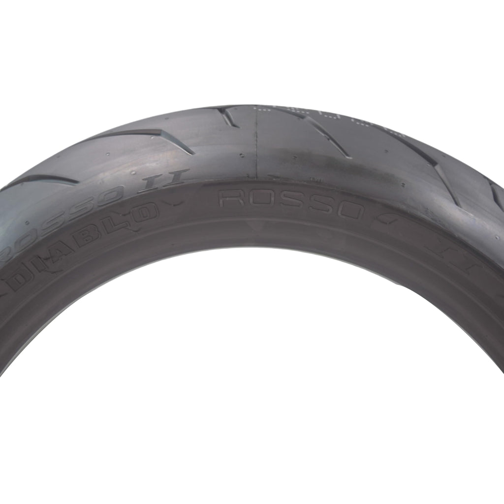 Pirelli Diablo Rosso II Motorcycle Tire Set 120/70 ZR17 & 160/60 ZR17