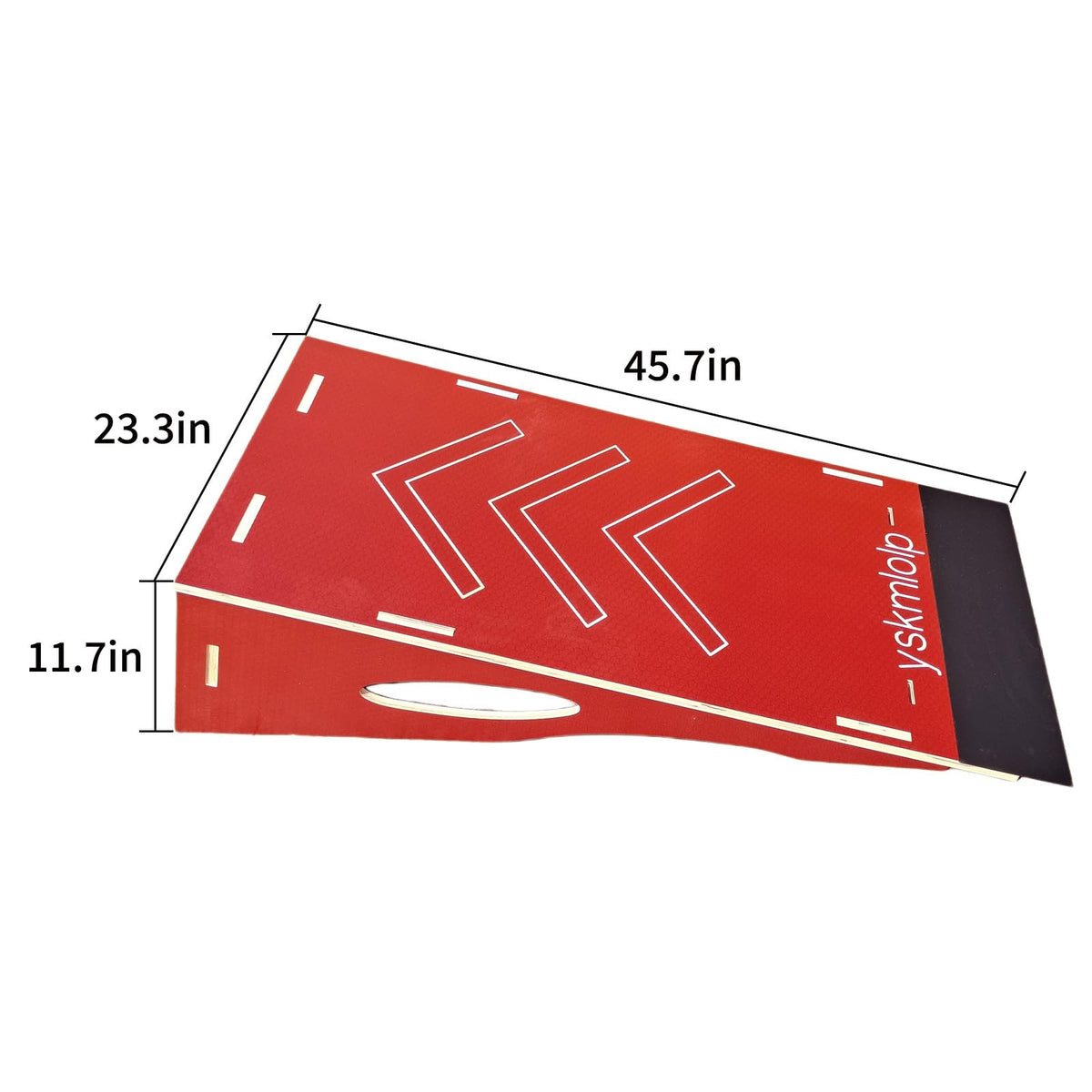 Jump Practice Ramp for BMX Bike & Bicycle & Skateboards ï¼Blackï¼Large Size