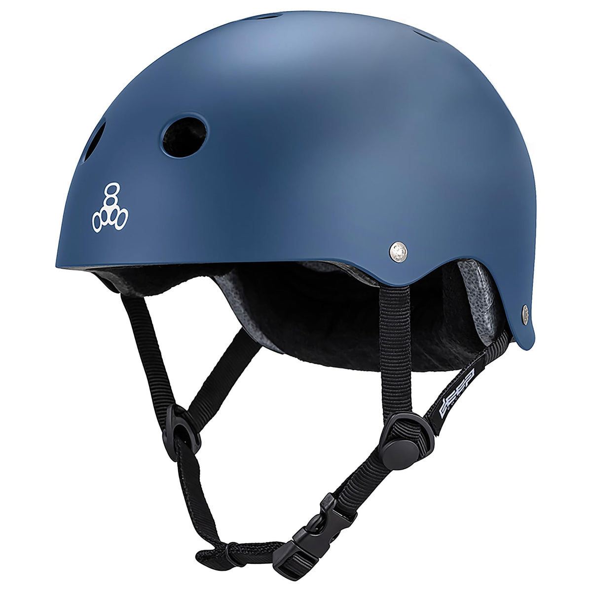 Triple Eight Deep Cover Helmet - Ideal for Skateboarding, Bicycling, BMX, and Roller Skating